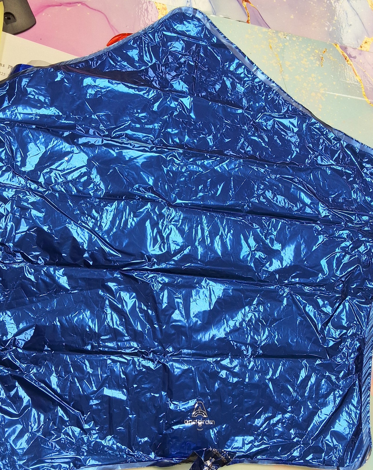 18" Blue Star Mylar Balloon