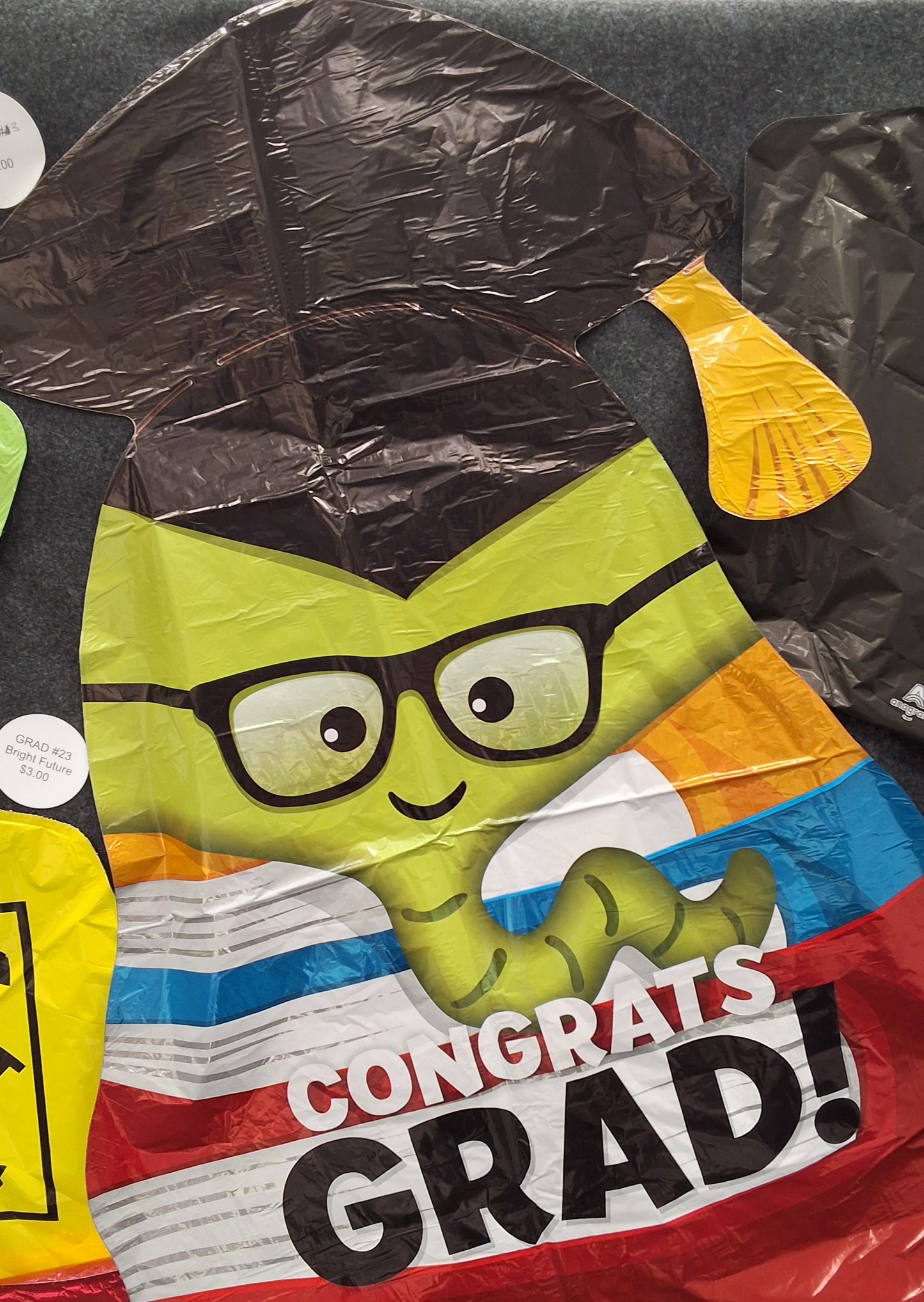 Graduation Bookworm Mylar SuperShaper