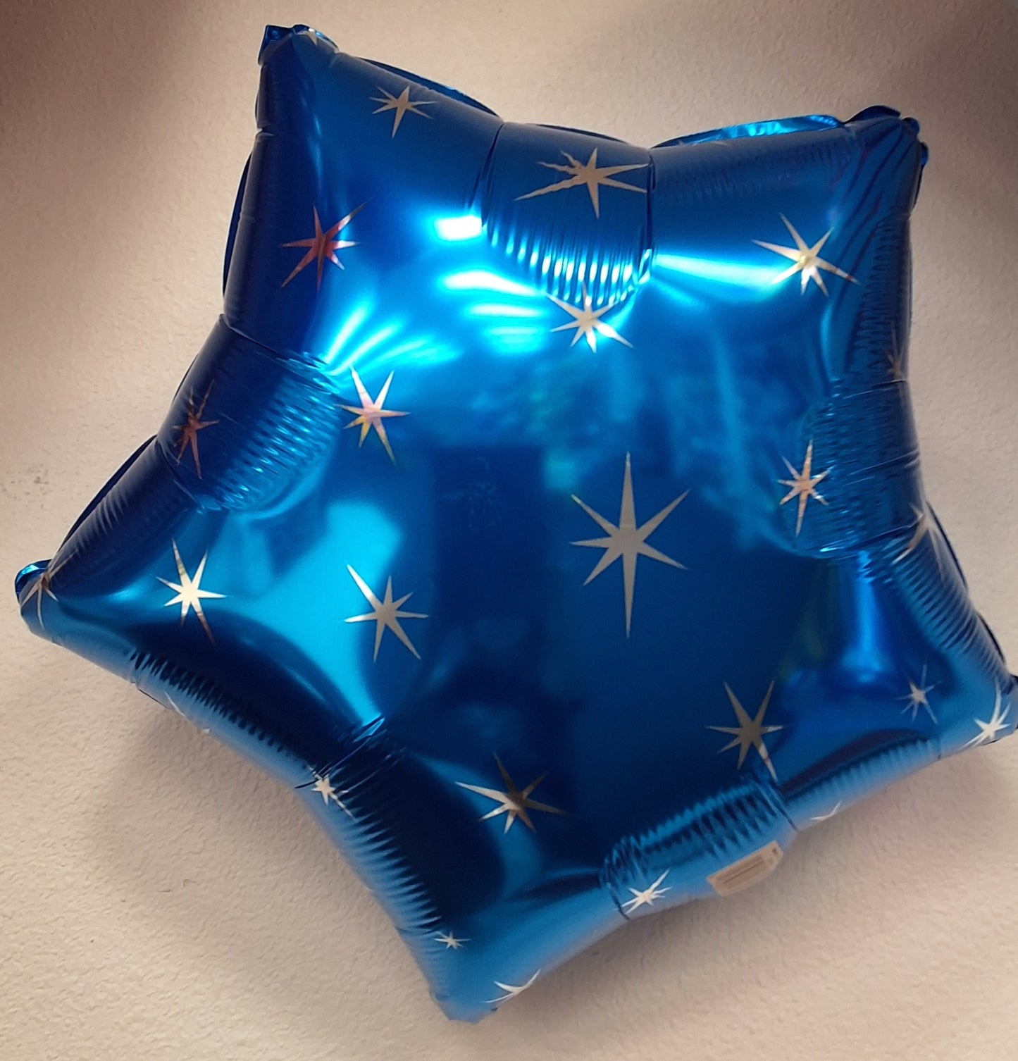 18" Blue Sparkle Star Mylar