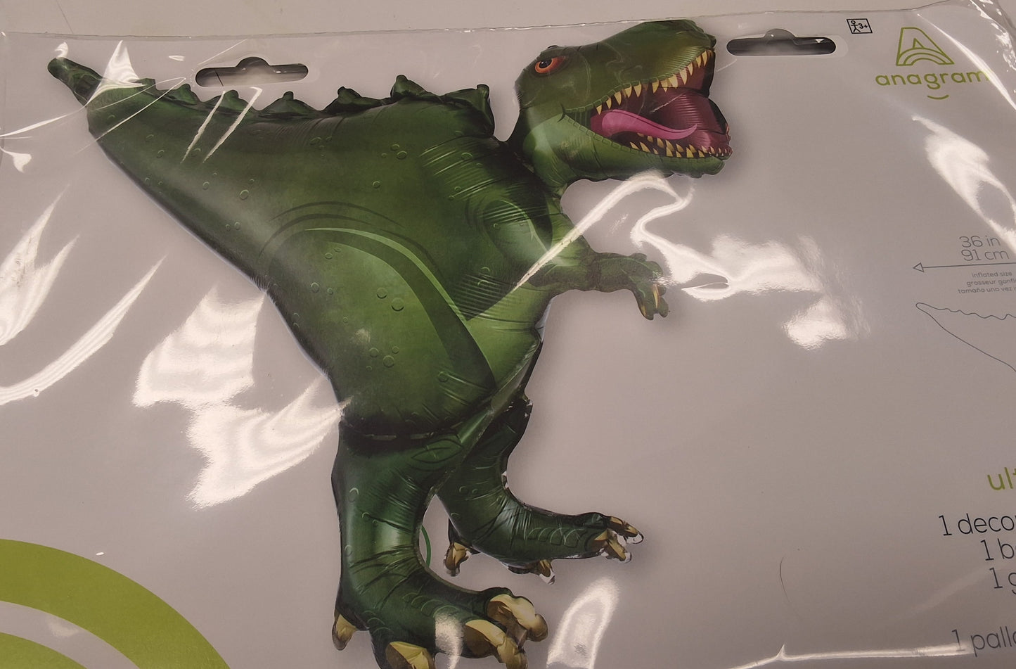 T-Rex SuperShaper Mylar Balloon