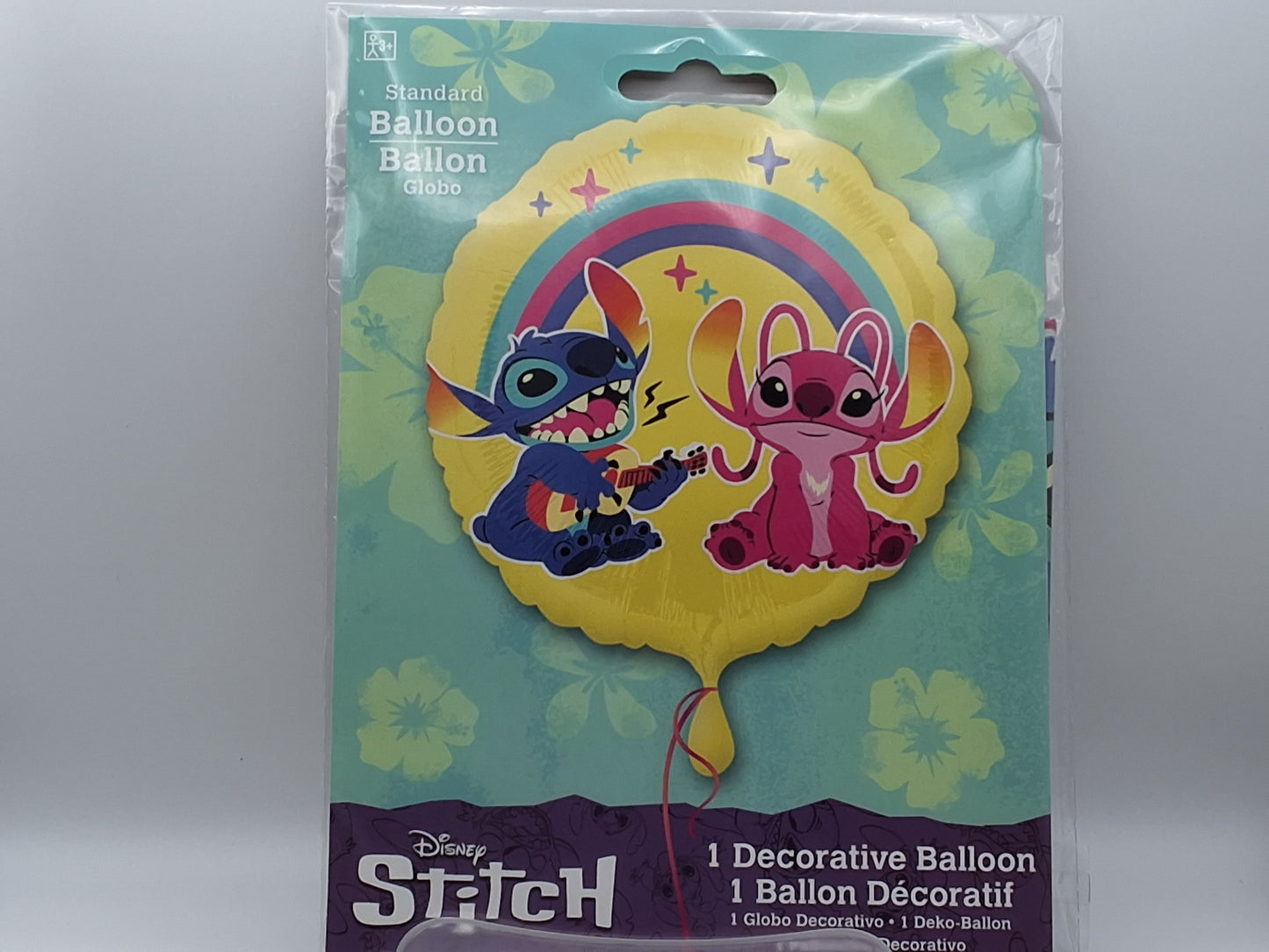17in Lilo & Stitch Angel Mylar Balloon