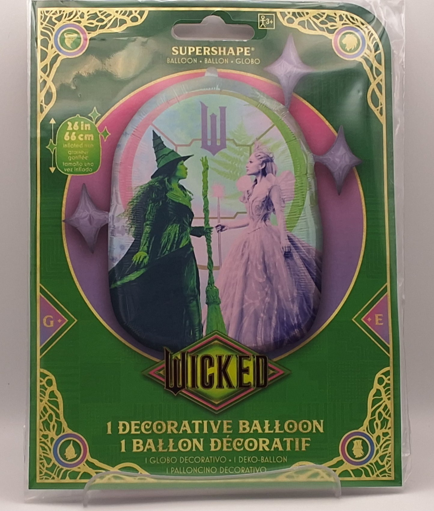 26" Wicked: For Good SuperShaper Mylar Balloon