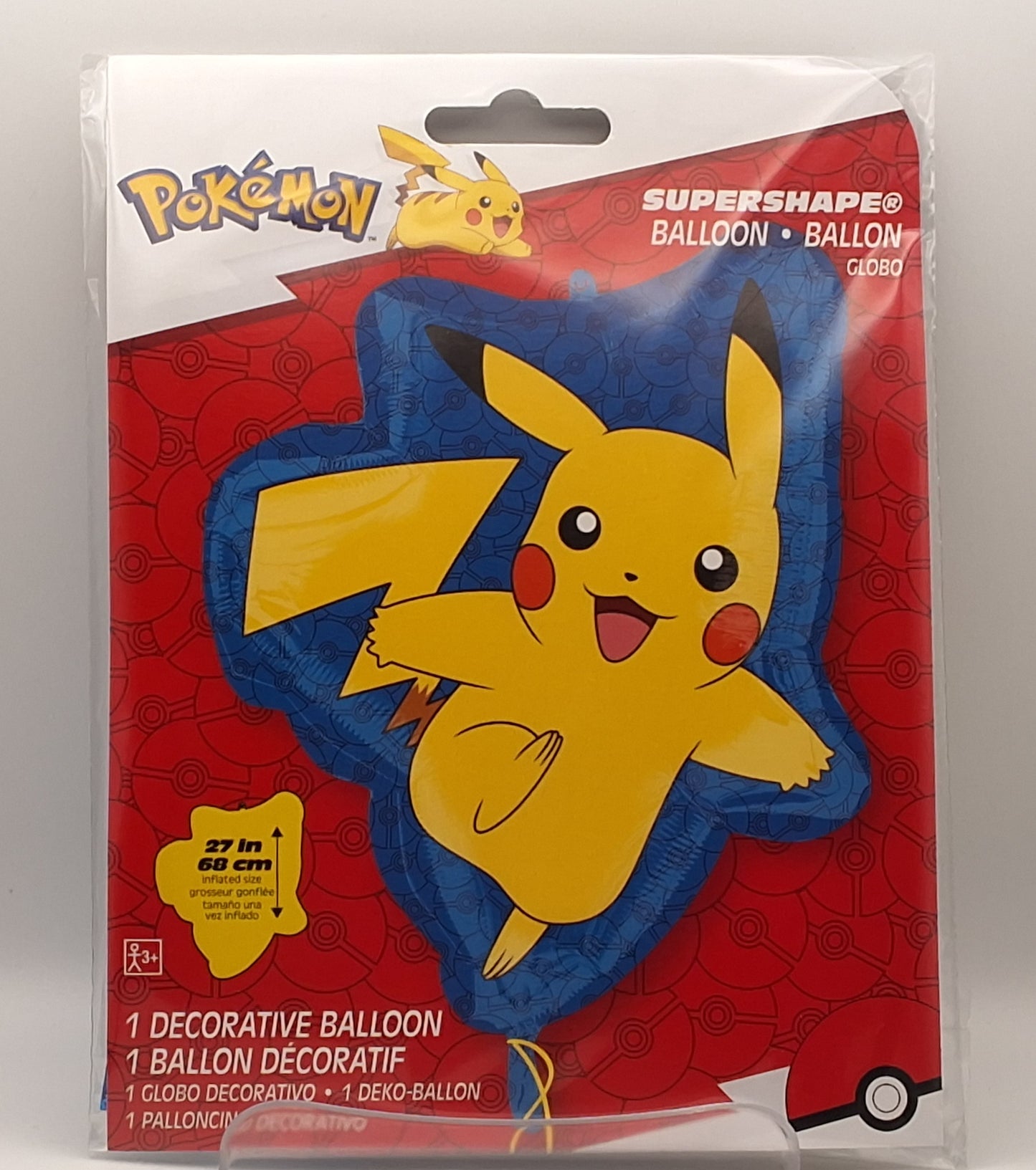 29" Pokemon Pikachu SuperShaper Mylar Balloon