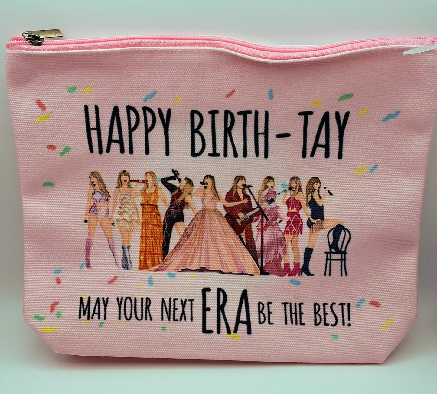 Taylor Swift Themed Pink BIrthday Bag with Zipper