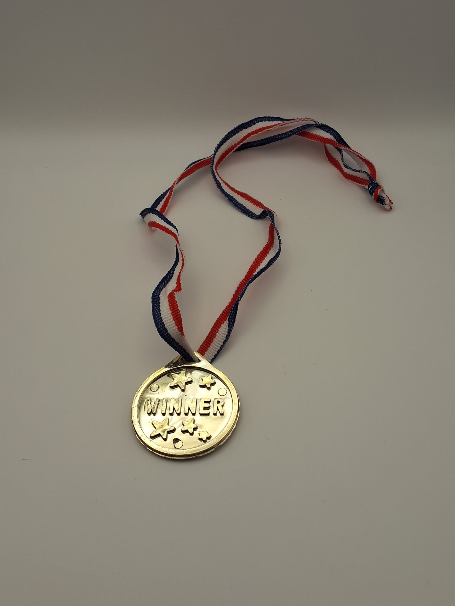 Small Gold Winner Medal Necklace