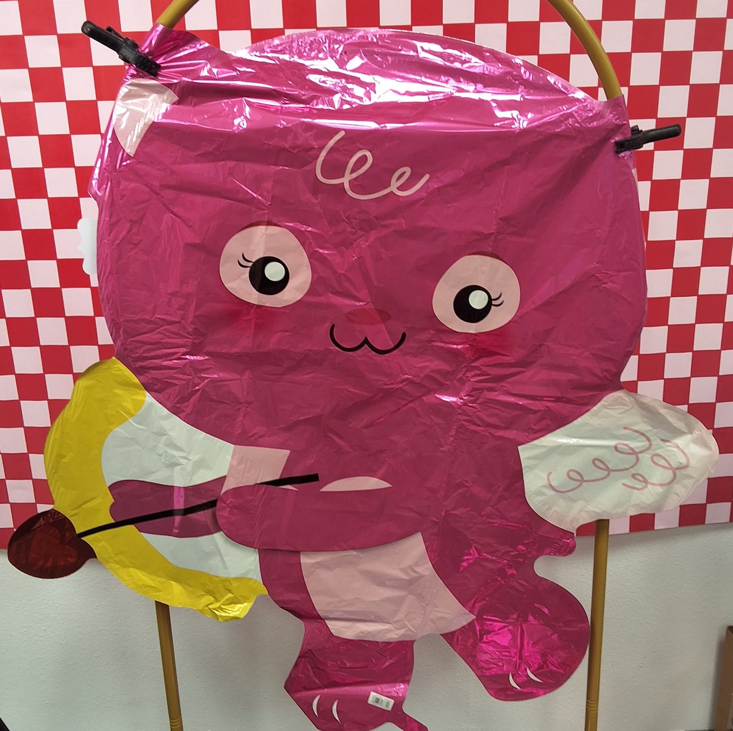 Jumbo Cupid Bear Mylar Balloon