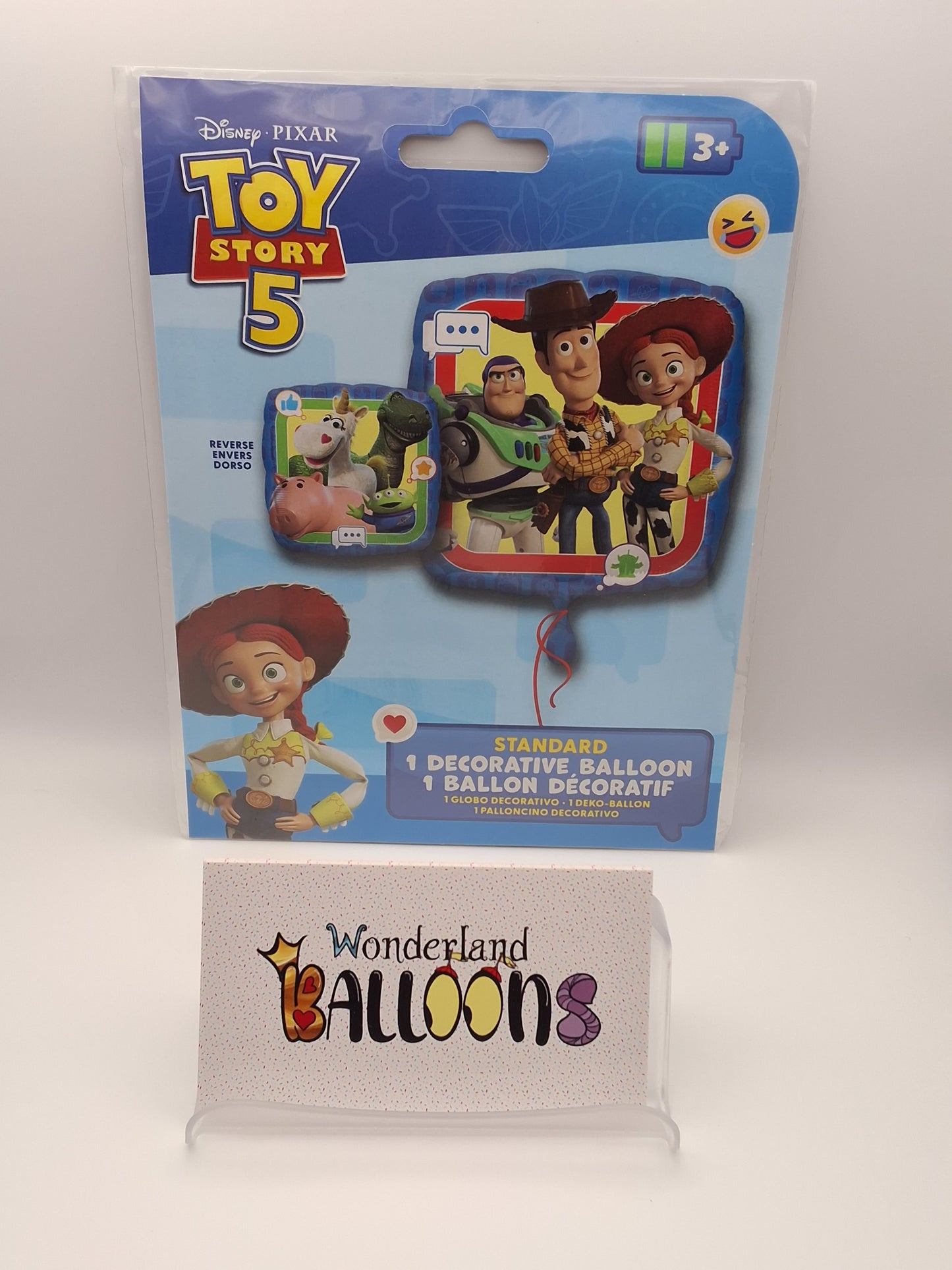 18in Toy Story Square Shaped Mylar Balloon (New)