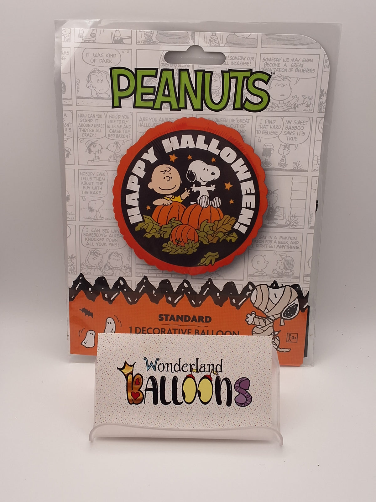 17in Peanuts Happy Halloween Mylar Balloon