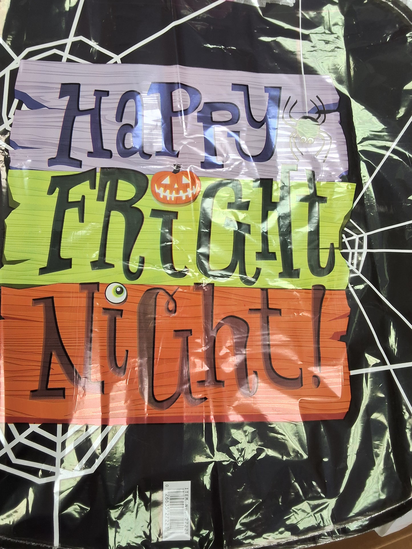 18" Happy Fright Night Mylar Balloon