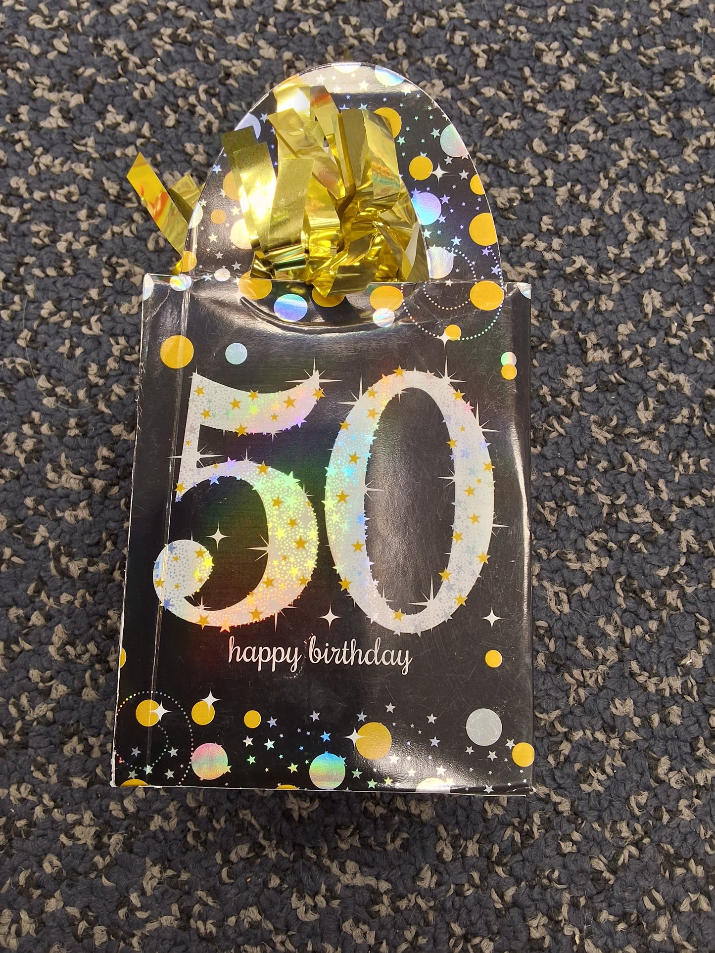 #50 Gold,Blk,White Boxed Weight