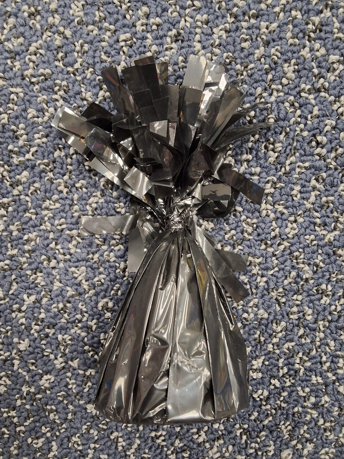 Black PomPom Balloon Weight