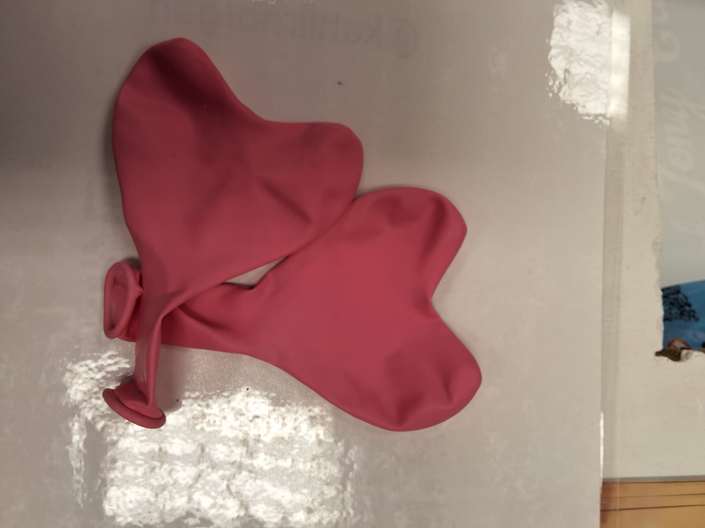 12in Pink Heart Shaped Latex