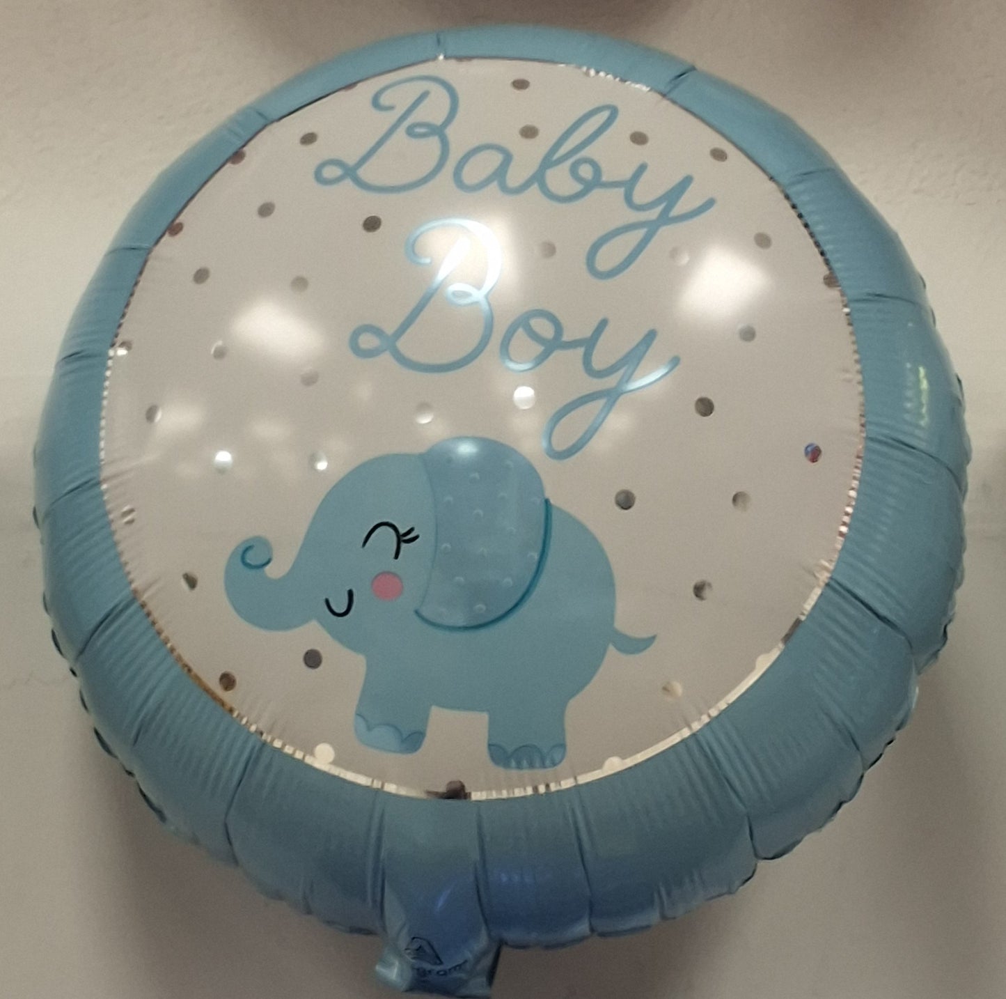 18in Boy Elephant Baby Mylar