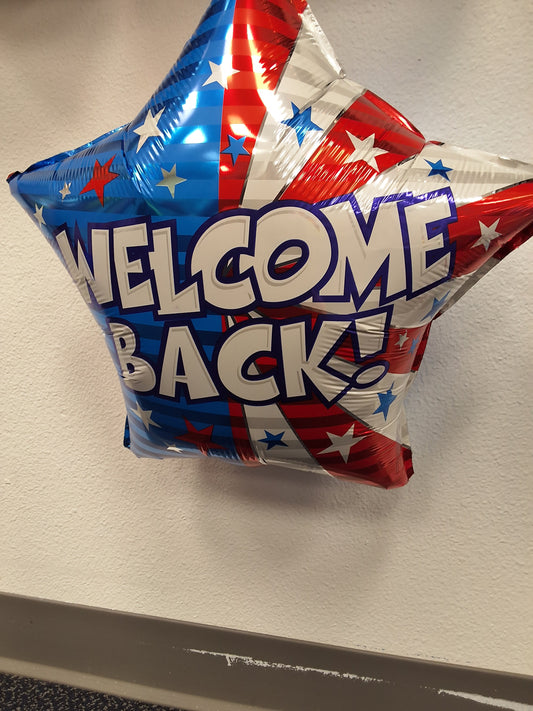 Welcome Back 18" Mylar