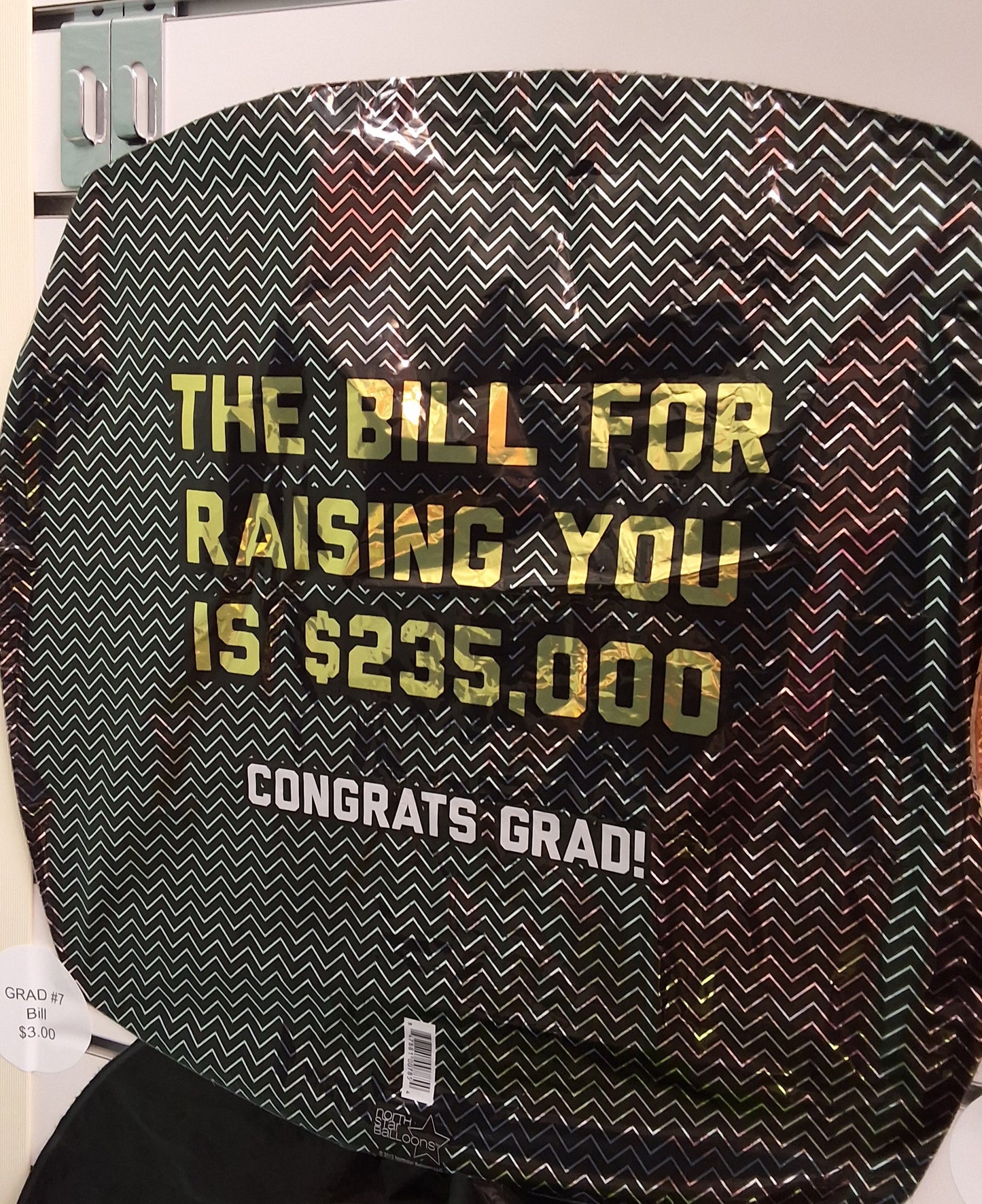 Graduation The Bill for Raising You 18"