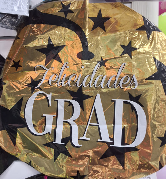 Spanish Felicidades Graduation Mylar 18"