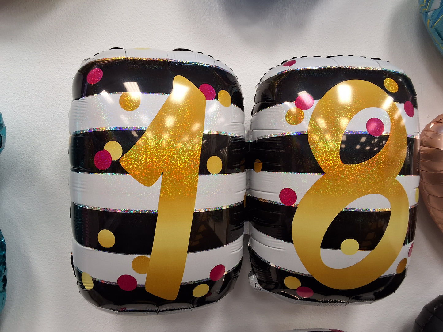 SuperShaper Holograpic Pink & Gold 18 Mylar