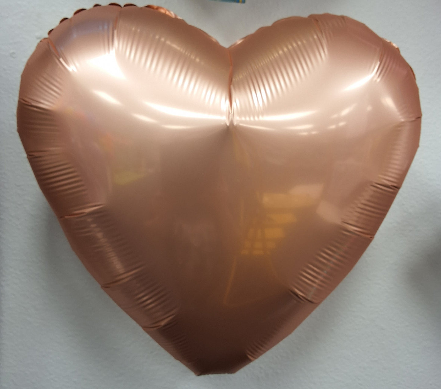 18" Matte Rose Gold heart Mylar