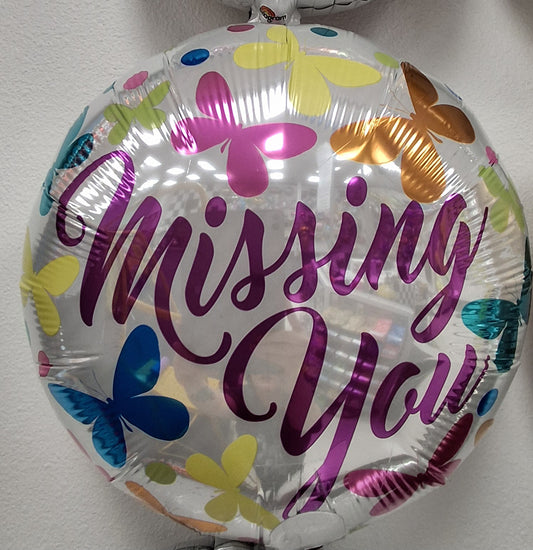 18" Missing You Mylar