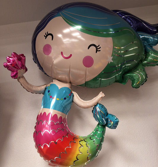 SuperShaper Colorful Mermaid Mylar