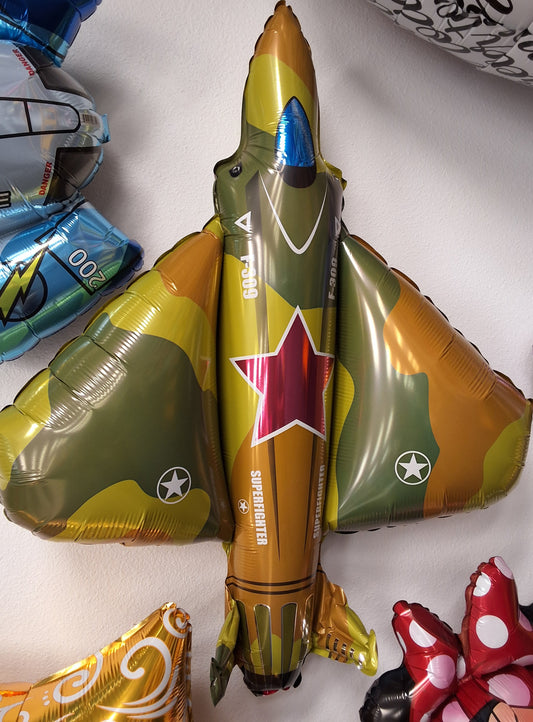 38" Military Fighter Jet Plane Mylar