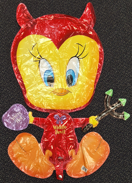 30" Widdle Devil Tweety Balloon