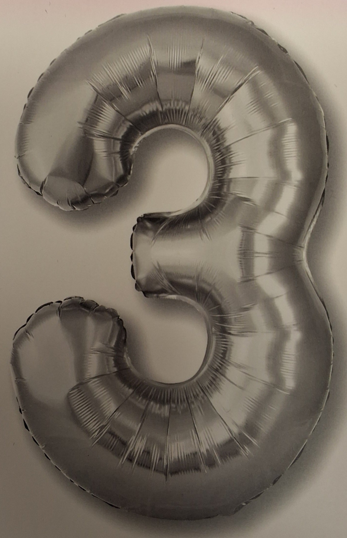 34" Starlight Simmer Silver #3 Mylar