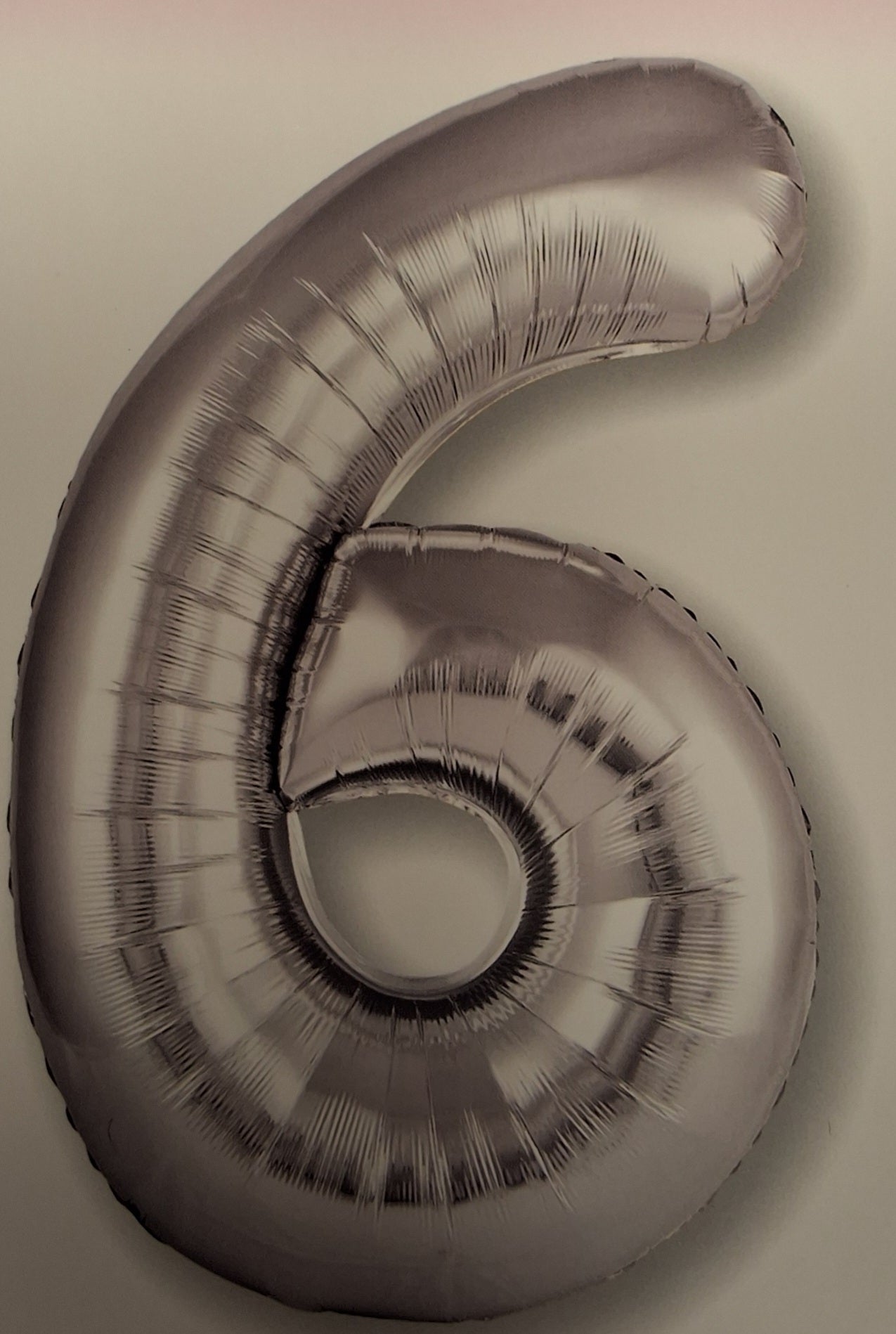 34' Starlight Simmer Silver #6 Mylar