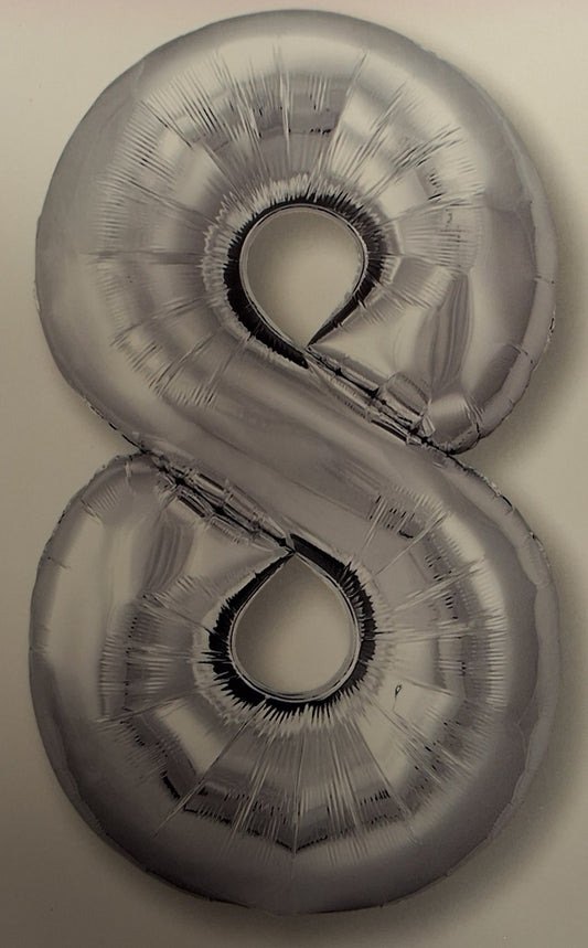 32" Starlight Simmer Silver #8 Mylar