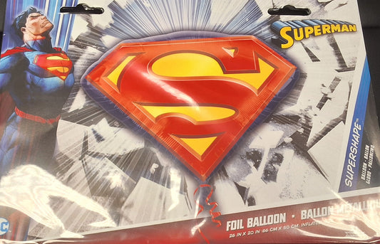Superman Logo Mylar Balloons