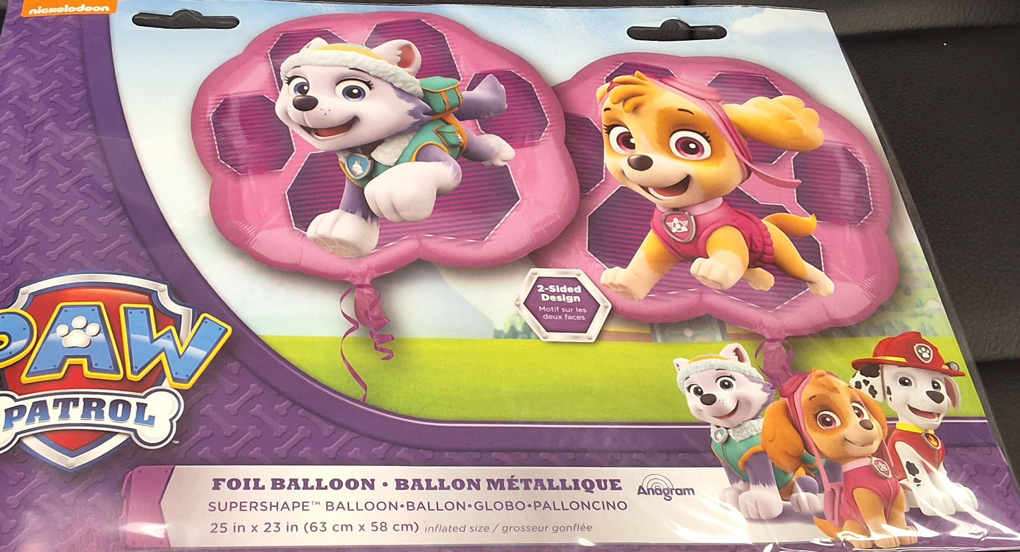 Skye Paw Patrol SuperShaper Mylar Balloon