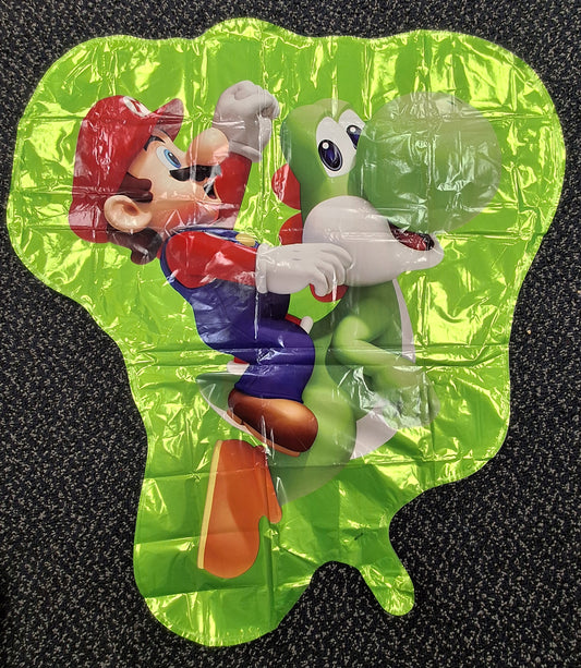24" Mario-Yoshi Mylar Balloon