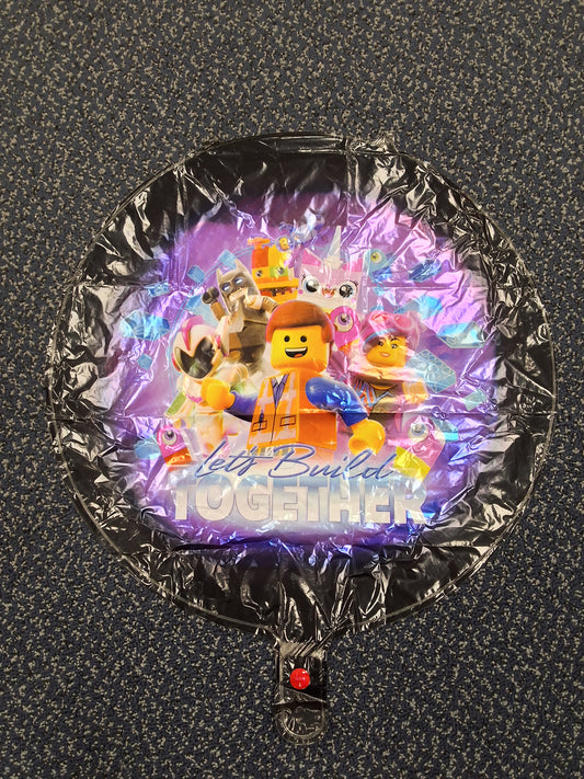 18" Lego Movie Build Together Mylar Balloon