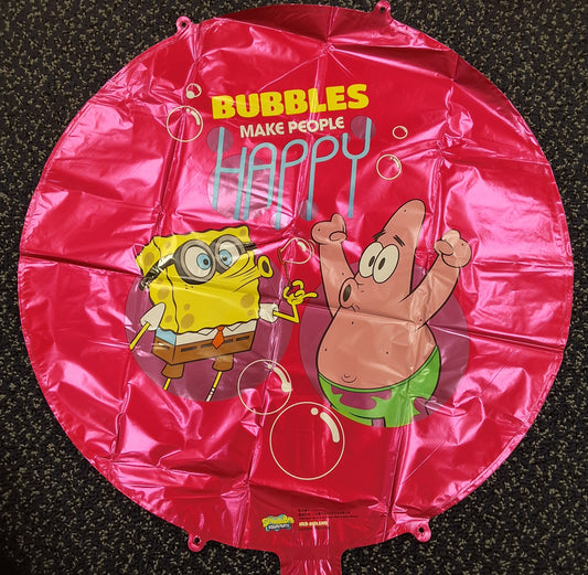 18" Bubbles SpongeBob Mylar Balloon