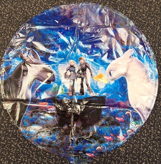 18" How to train your dragon Mylar Balloon