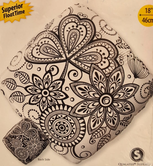 18" Damascus Pattern Mylar Balloon