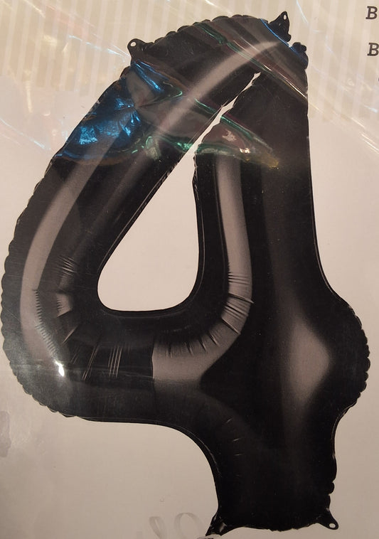 34in Black #4 Mylar