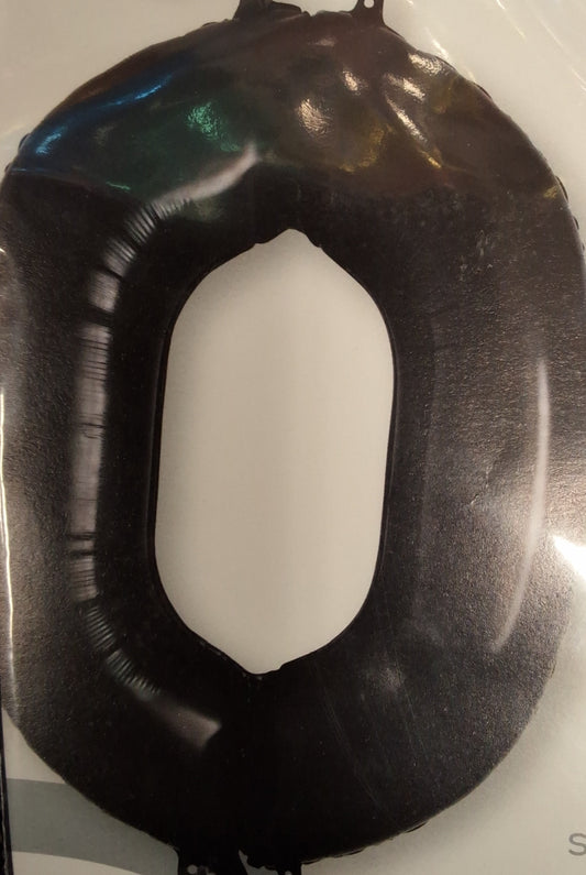 34in Black #0 Mylar