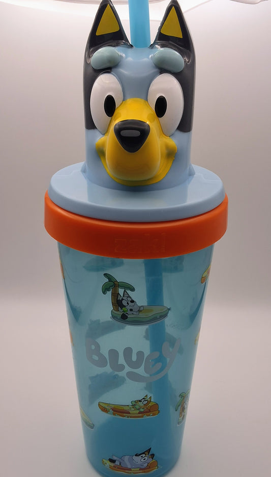Bluey Cup with Straw