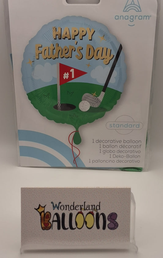 18in Happy Father's Day Tee-riffic Dad Mylar Balloon