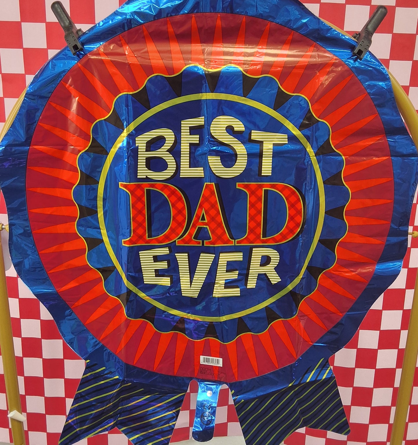 27in Best Dad Forever Mylar Balloon