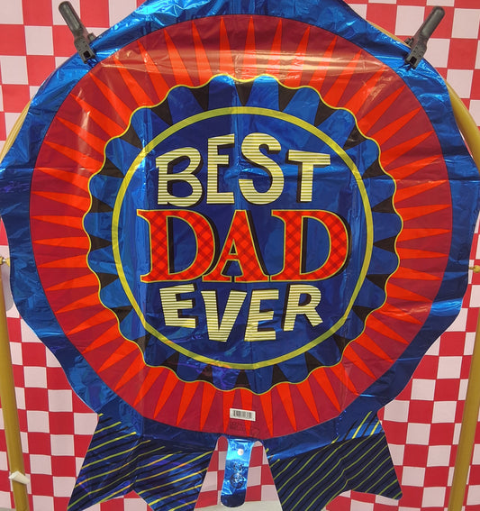 27in Best Dad Forever Mylar Balloon