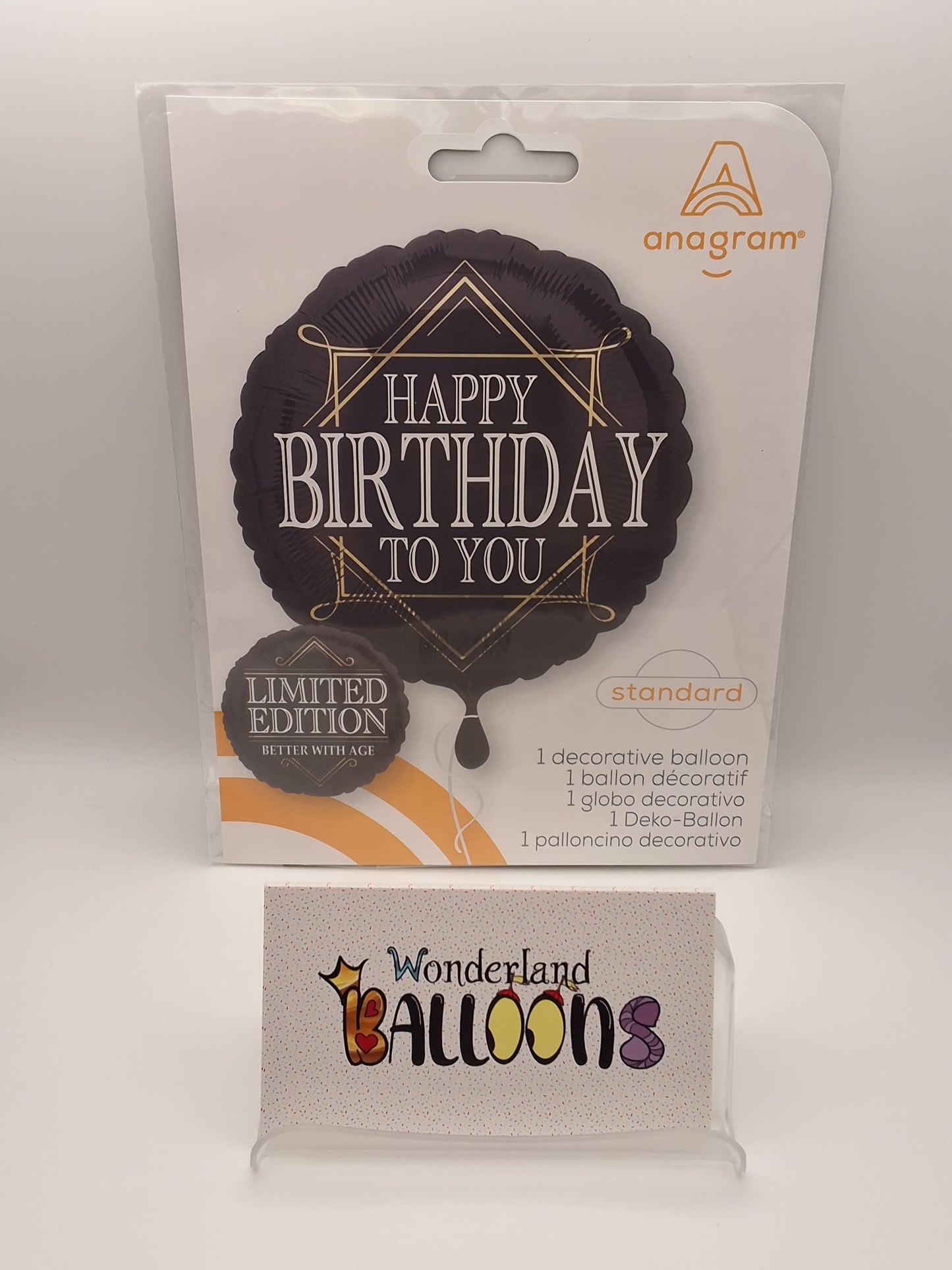18" "Limited Edition" Happy Birthday Mylar Balloon