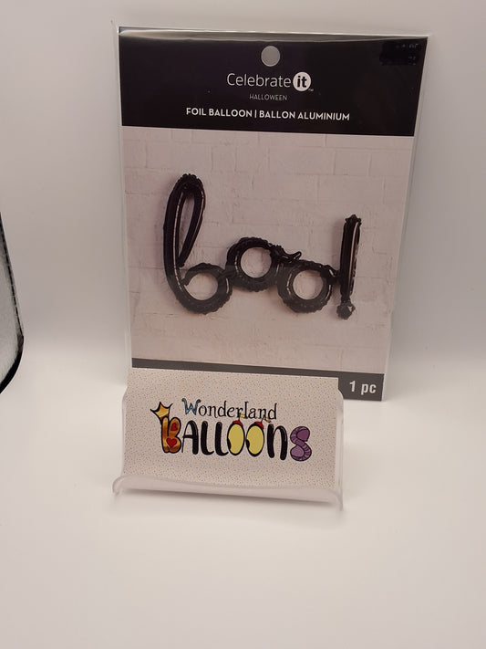 Small Airfiled Boo Saying Mylar