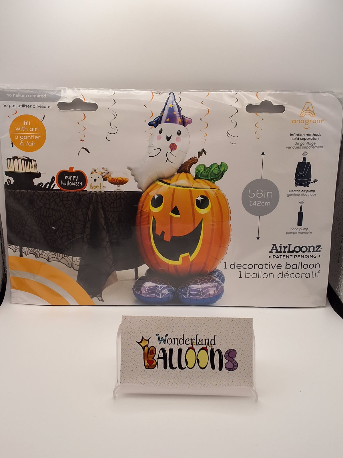 Cute Pumkpin and Ghost Airfilled Mylar