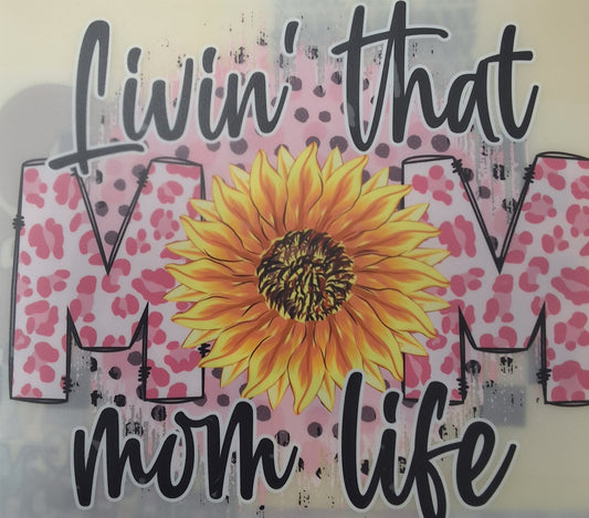 Sunflower Living that Mom Life Transfer