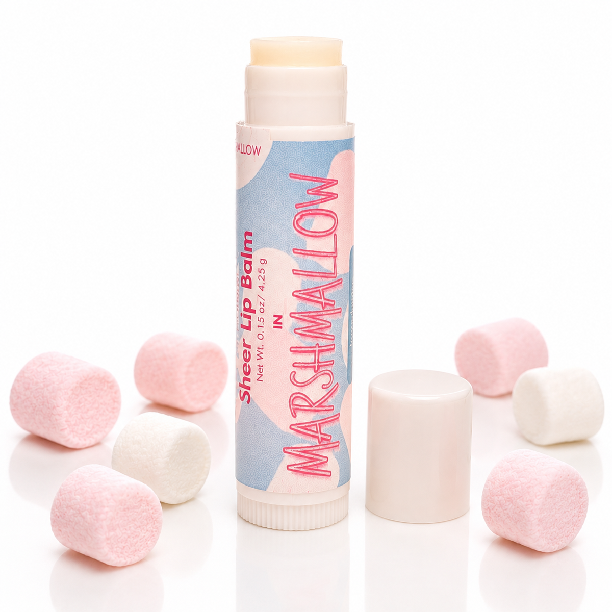 All Natural Marshmallow Lip Balm – 12 Pack