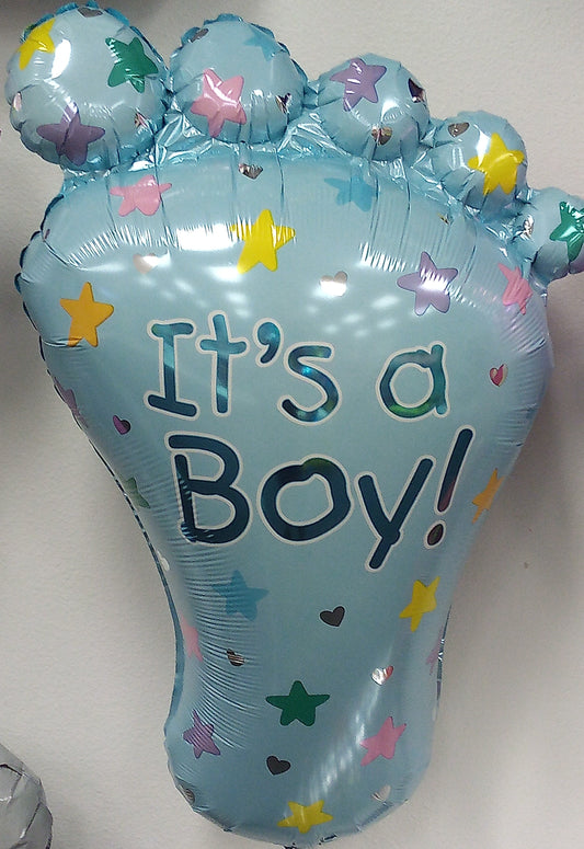 SuperShape It's A Boy Foot