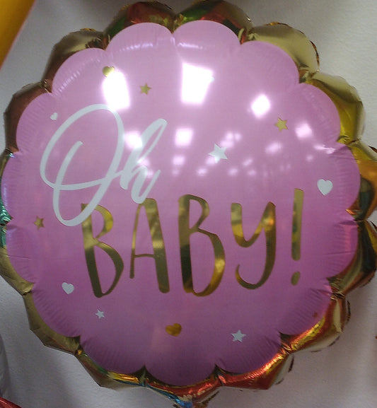 Jumbo Pink Baby Girl Mylar