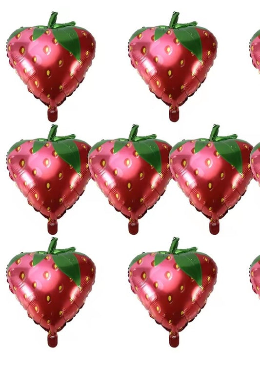 18in Strawberry Mylars